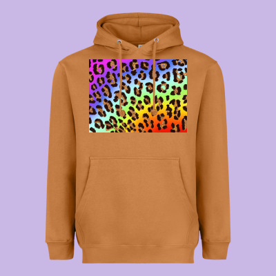 Leopard Background Rainbow 3200x2400 Heavyweight Hoodie Designed By Adodesignshop