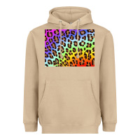 Mushroom leopard background rainbow 3200x2400 Heavyweight Hoodie - AdoDesignShop