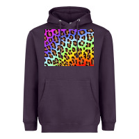 Plum leopard background rainbow 3200x2400 Heavyweight Hoodie - AdoDesignShop