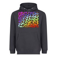 Smoke leopard background rainbow 3200x2400 Heavyweight Hoodie - AdoDesignShop