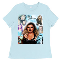 Baby Blue kelly clarkson Ladies Tee - artisFamous