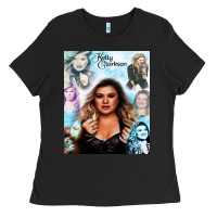 Black kelly clarkson Ladies Tee - artisFamous