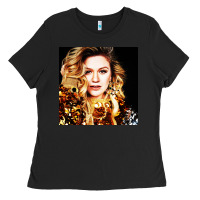 Black kelly clarkson Ladies Tee - artisFamous