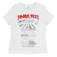 White shark fest Ladies Tee - artisFamous