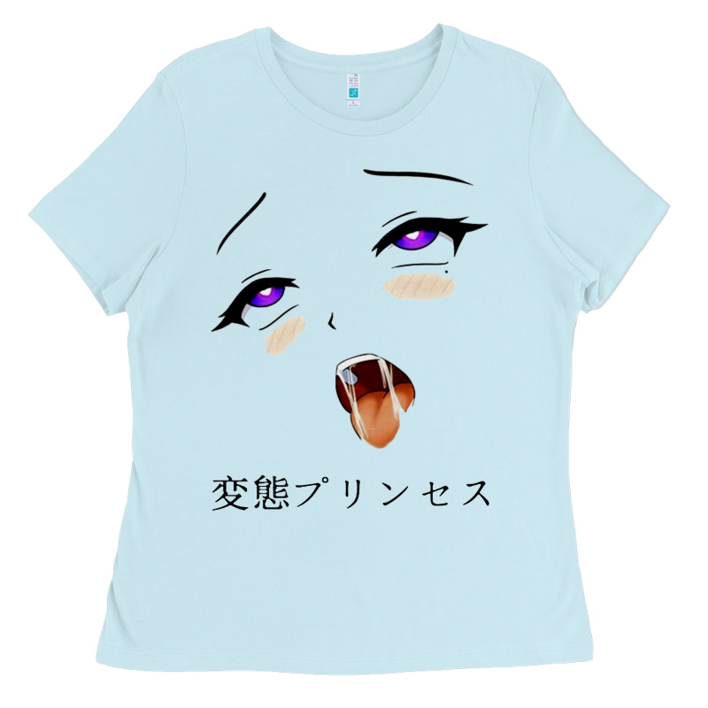 Ahegao Face Girl Ladies Tee by artisFamous | Teevron