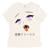 Bone ahegao face girl Ladies Tee - artisFamous