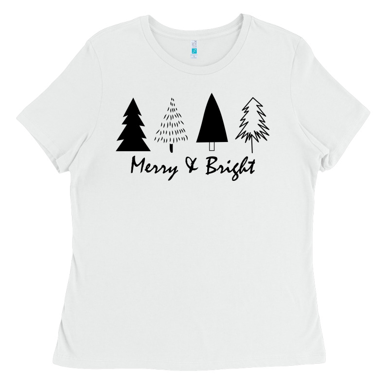 Merry And Bright Ladies Tee by artisFamous | Teevron