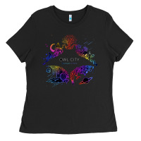 Black Best Owl City Ladies Tee - artisFamous