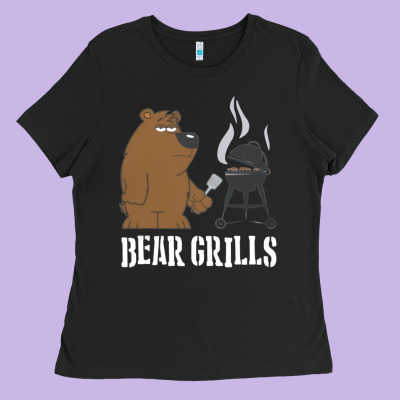Bear Grills Grylls Ladies Tee Designed By Artisfamous