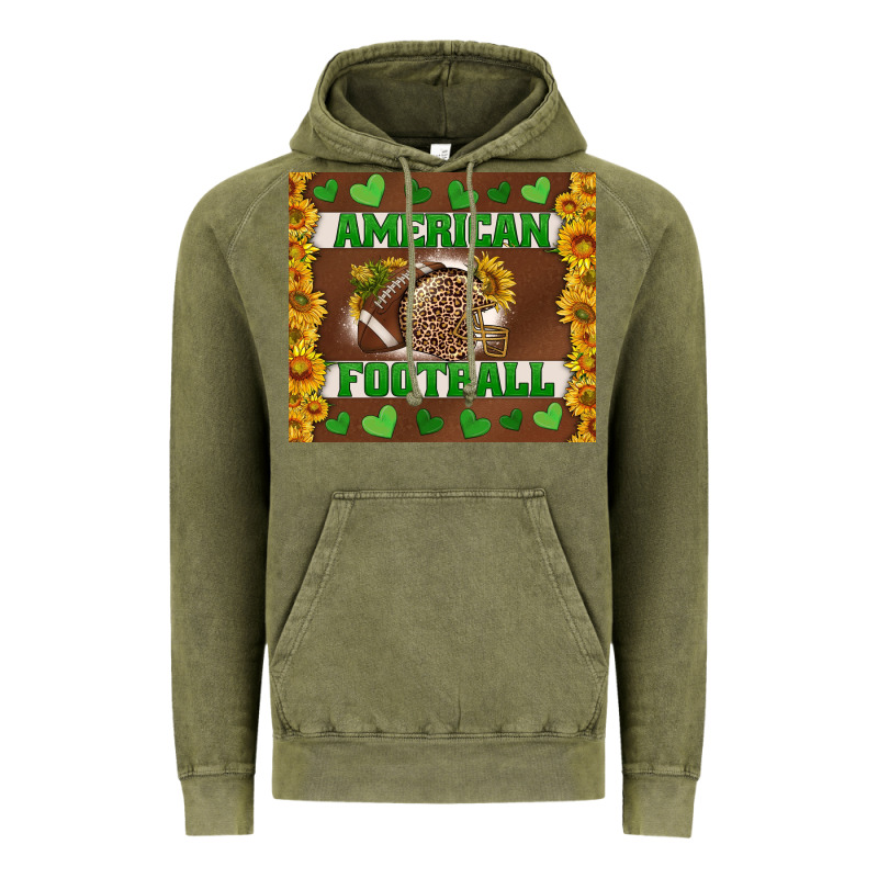 American Football With Sunflower Tumbler Vintage Hoodie by BundleAndBundleShop | Teevron
