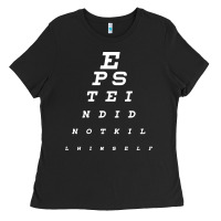 Black epstein did not kill himself Ladies Tee - artisFamous