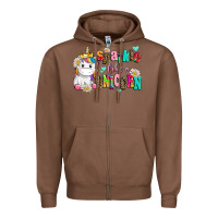 Chestnut sparkle like a unicorn Zipper Hoodie - AdoDesignShop