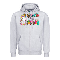 Heather Grey sparkle like a unicorn Zipper Hoodie - AdoDesignShop