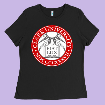Clark University Ladies Tee Designed By Artisfamous