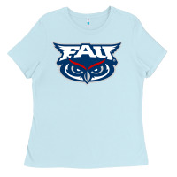 Baby Blue florida atlantic owls Ladies Tee - artisFamous