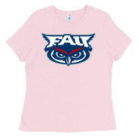 Bubblegum Pink florida atlantic owls Ladies Tee - artisFamous