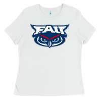 White florida atlantic owls Ladies Tee - artisFamous
