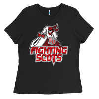 Black edinboro fighting scots Ladies Tee - artisFamous