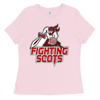 Bubblegum Pink edinboro fighting scots Ladies Tee - artisFamous