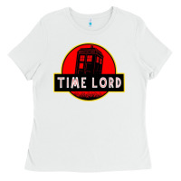 White dr who park time lord Ladies Tee - artisFamous