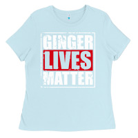 Baby Blue ginger lives matter Ladies Tee - artisFamous