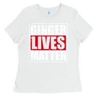 White ginger lives matter Ladies Tee - artisFamous
