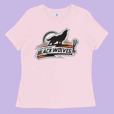 New England Black Wolves Ladies Tee Designed By Artisfamous