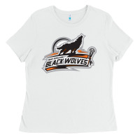 White new england black wolves Ladies Tee - artisFamous
