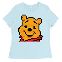 Baby Blue pooh Ladies Tee - artisFamous
