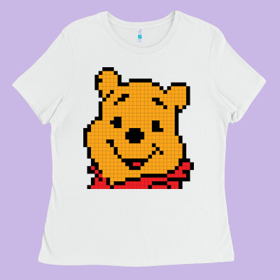 Pooh Ladies Tee Designed By Artisfamous