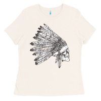 Bone american indian Ladies Tee - artisFamous