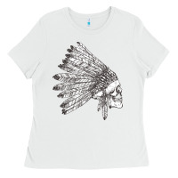 White american indian Ladies Tee - artisFamous