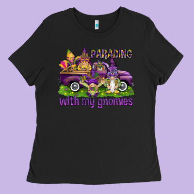 Parading With My Gnomies Ladies Tee Designed By Howdyjamesfarm