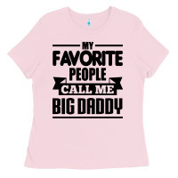 Bubblegum Pink big daddy Ladies Tee - artisFamous