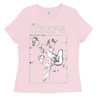 Bubblegum Pink doors 8 Ladies Tee - artisFamous