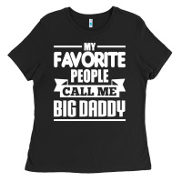 Black big daddy Ladies Tee - artisFamous