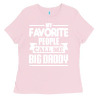 Bubblegum Pink big daddy Ladies Tee - artisFamous