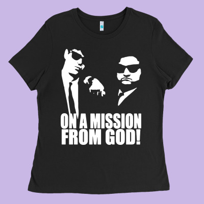Blues Brothers Belushi Ladies Tee Designed By Artisfamous