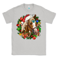 Horse Christmas Wreath Classic Tee | Teevron