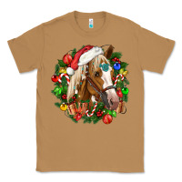 Toasted Coconut horse christmas wreath Classic Tee - CowGirlArtShop