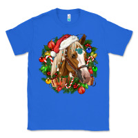 True Royal horse christmas wreath Classic Tee - CowGirlArtShop