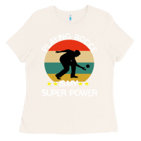 Bone bocce super power boules sports Ladies Tee - artisFamous