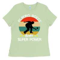 Matcha bocce super power boules sports Ladies Tee - artisFamous