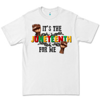 White its the juneteenth for me Premium Tee - CowGirlArtShop