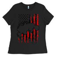 Black usa utv rzr racing Ladies Tee - artisFamous