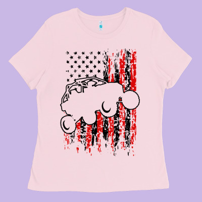Usa Utv Rzr Racing Ladies Tee Designed By Artisfamous