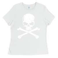 White pirates adults pirates skull crossbones beard Ladies Tee - artisFamous