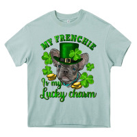 Arona st.patricks day my french bulldog is my lucky char Heavy Core Tee - RanaPortraitStore