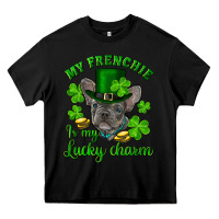 Black st.patricks day my french bulldog is my lucky char Heavy Core Tee - RanaPortraitStore