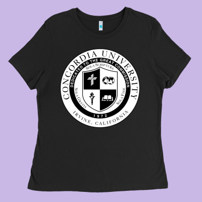 Concordia University Irvine Ladies Tee Designed By Artisfamous